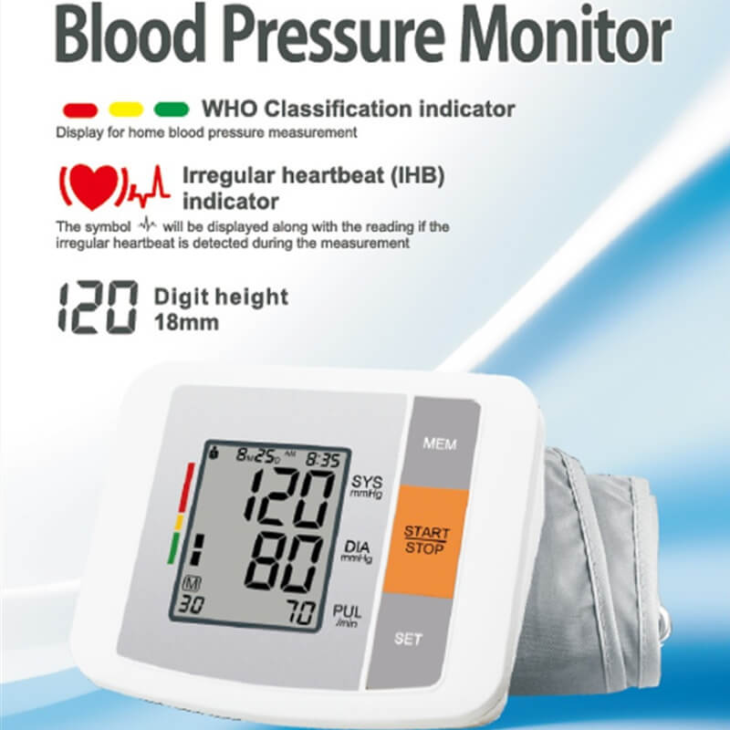 Blood pressure monitor, sphygmomanometer, blood pressure monitoring device, upper arm blood pressure product.jpg